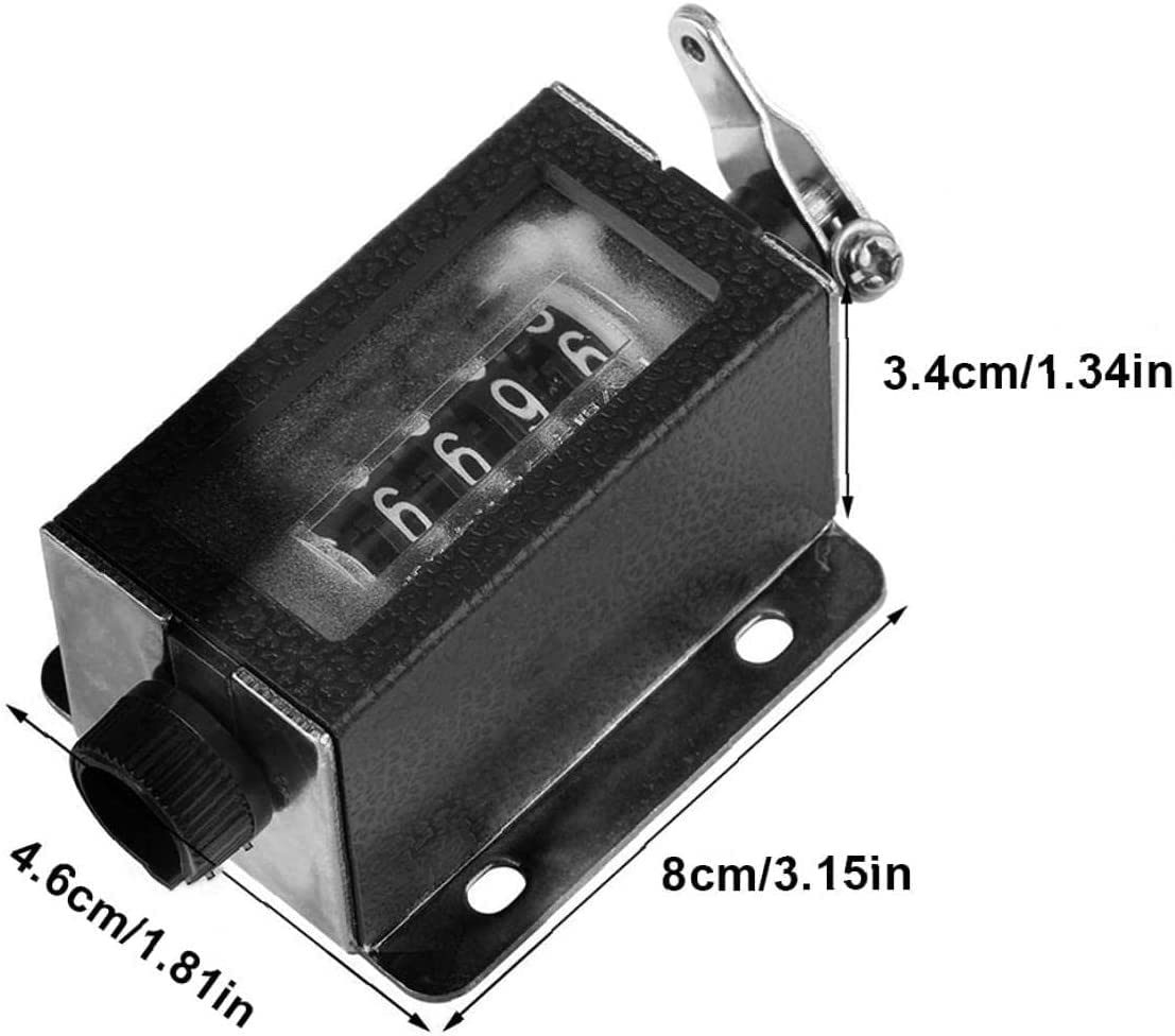 Amazon.co.jp: D67-f カウンター 数取器 手動 工業 機械式 引張